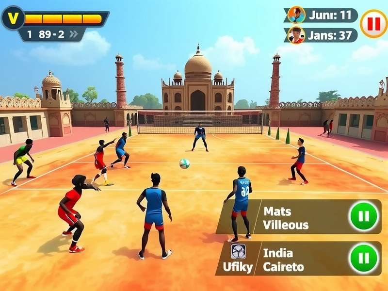 Bolly Volley Legends character customization screen